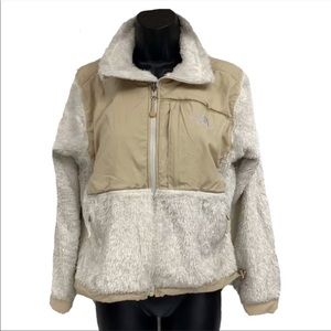 North Face Denali Tan Fuzzy Jacket XS